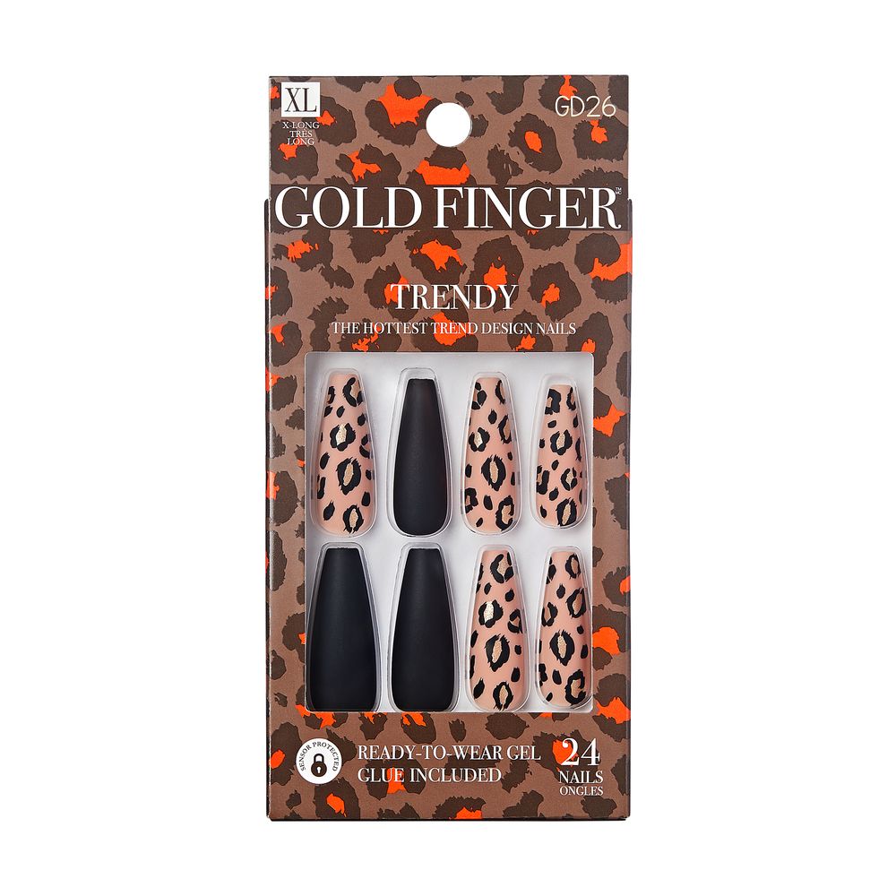 Kiss GoldFinger Trendy Press-On Nails