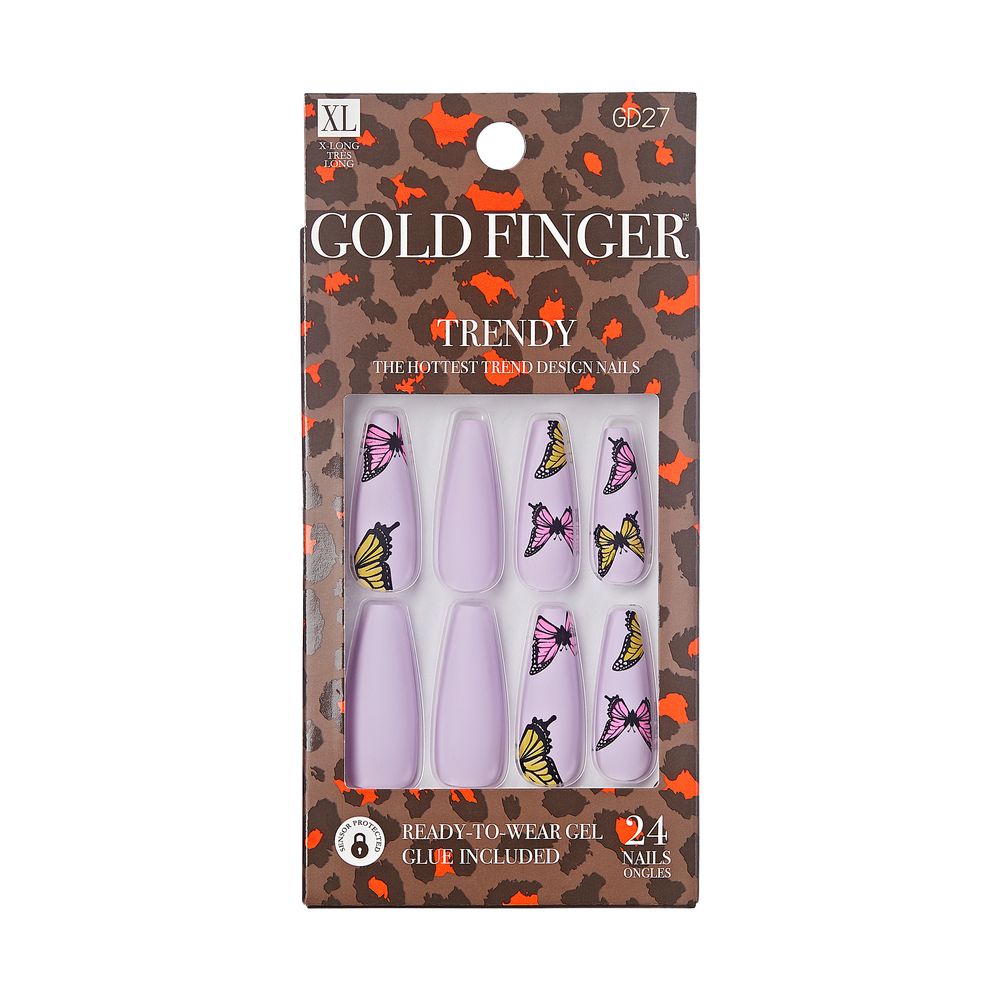 Kiss GoldFinger Trendy Press-On Nails