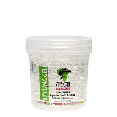 African Essence Non-Flaking Superior Hold & Shine Gel 8oz