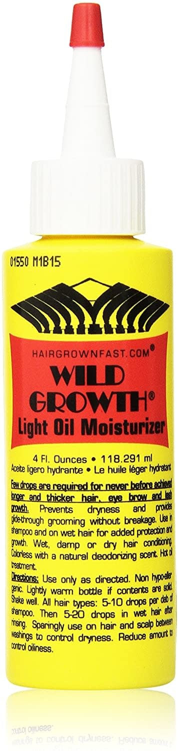 Wild Growth Light Oil Moisturizer 4oz